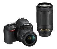 Nikon D3500 + AF-P DX 18-55mm f/3.5-5.6G VR + AF-P DX 70-300mm f/4.5-6.3G ED VR