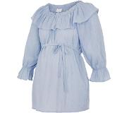 Mamalicious Zwangerschapsblouse Mlnora Azuurblauw | Maat: S