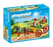 Playmobil Paard + Wagen