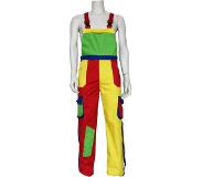 Coppens - Tuinbroek kinderen rood/groen/geel/blauw - Polyester - Carnavalskleding jongens | Maat 116