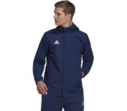 Adidas Entrada 22 All-Weather Jas Donkerblauw Wit