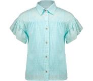 Nono Meisjes - blouse met top Taddy - Lovely Blauw
