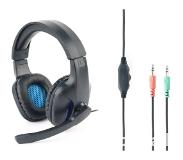 Gembird Gaming headset | Gembird | 2 meter (Bedraad, 2x Jack 3.5 mm, Microfoon)