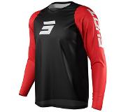 Shot Neo Defender Long Sleeve Jersey Zwart / Rood
