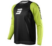 Shot Neo Defender Short Sleeve Jersey Zwart / Geel