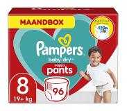 Pampers Baby-Dry Luierbroekjes - Maat 8 (19kg+) - 96 stuks - Maandbox