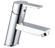Linie City wastafelkraan glanzend chroom