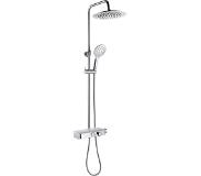Linie Venus 240 thermostatische tablet regendoucheset glanzend chroom