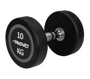 Avento Dumbbell - Halter 10 kg - Zwart/Staal