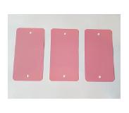 Kortpack 1000 stuks Roze PVC labels 120mm x 65mm + Kortpack pen (021.0036)