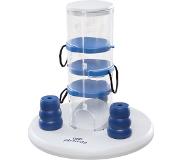 Trixie Dogtoy Dog Activity Strategy Game Gambling Tower - Piepend speelgoed - 266mm x 262mm x 113mm - brown/Geel/Rood