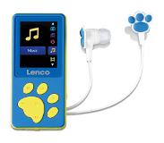 Lenco MP3-speler 8 GB + Oortjes Blauw