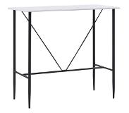 vidaXL Bartafel 120x60x110 cm MDF wit