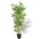 vidaXL Kunstplant Bamboe + Pot 120cm