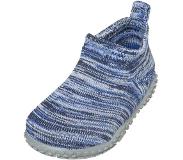 Playshoes Slipper Gebreid Blauw | Maat: 26/27