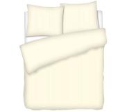 Heckett & Lane Heckett Lane Uni Stripe - Dekbedovertrek - Lits-Jumeaux - 240 x 200/220 cm - Off-White dekbedovertrek