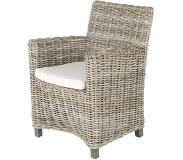 Sweet living Rieten Eetkamerstoel Emma - 64x64xh84 Cm