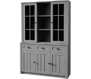Meubella Buffetkast Parello 7 - Grijs - 130 cm