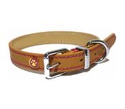 DOBENO Rosewood hondenhalsband 46-56 x 3,8 cm leer bruin