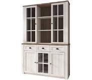 Meubella Buffetkast Parello 6 - Wit - Eiken - 130 cm