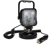 LED Floodlights DIY schijnwerper led 9 x 17 cm aluminium/RVS zwart