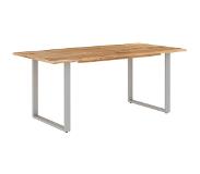 vidaXL Eettafel 180x90x76 cm massief acaciahout