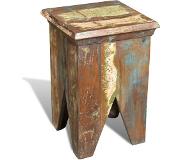 vidaXL Kruk massief gerecycled hout