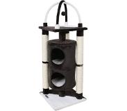Kerbl Onyx Krabpaal - Zwart/Wit - 38 x 38 x 107 cm zwart