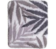 Coppens - Badmat 60x90 cm lichtgrijs-grijs-wit
