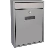 Perel Brievenbus Ibiza zilver BG40003