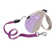 Ferplast hondenriem rollijn amigo koord beige / violet