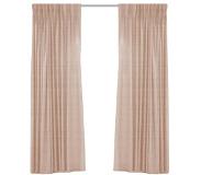 Larson - Luxe geweven blackout gordijn - met haken - 1.5m x 2.5m - Beige