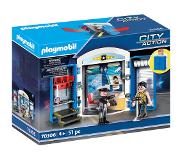 Playmobil City Action - Speelbox "Politiestation" Constructiespeelgoed 70306