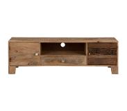WOMO-DESIGN TV lowboard bruin, 150x45x40 cm, gemaakt van massief mangohout en MDF