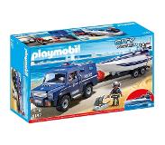 Playmobil 5187 Politieterreinwagen met speedboot