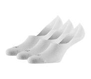 Bamboo Bamboe no show sokken wit 39-42 (3paar)