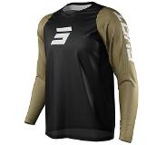 Shot Neo Defender Long Sleeve Jersey Zwart / Geel