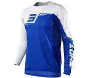 Shot Rogue Revolt Long Sleeve Jersey Blauw / Wit
