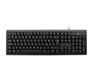 V7 KU200 toetsenbord USB QWERTY Italiaans Zwart