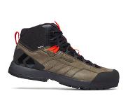 Black Diamond Mission Leather Mid WP Approach Shoes Men, zwart/bruin 2022 US 10,5 | EU 44 Trekking- & Wandelschoenen