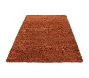 Muratap Basic Shaggy vloerkleed Terra / Oranje Hoogpolig - 60x110 cm