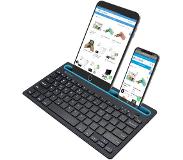 Silvergear Draadloos Toetsenbord met Gleuf voor Smartphone en Tablet - QWERTY toetsen - Bluetooth