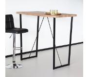 Lizzely Garden & Living Bartafel Industrieel Djax MDF hout 120cm