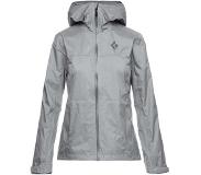 Black Diamond Jas Black Diamond Women Treeline Rain Shell Pewter-L
