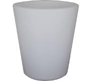 Out Of Lamp/bloempot LED oplaadbaar rond 38 cm