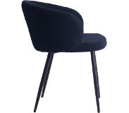 Ptmd Eetkamerstoel 'Move' Teddy, kleur Blauw