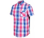 Regatta overhemd geruit heren katoen roze/blauw maat XL