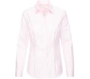 Seidensticker dames blouse slim fit - twill - roze - Maat: 42