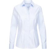 Seidensticker dames blouse slim fit - twill - lichtblauw - Maat: 36