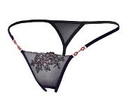 Cottelli collection Sexy String Met Strass Steentjes En Open Kruisje | Maat 4024144010905